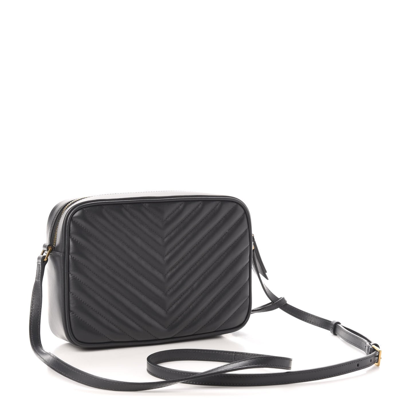 Calfskin Matelasse Monogram Lou Camera Bag Asphalt