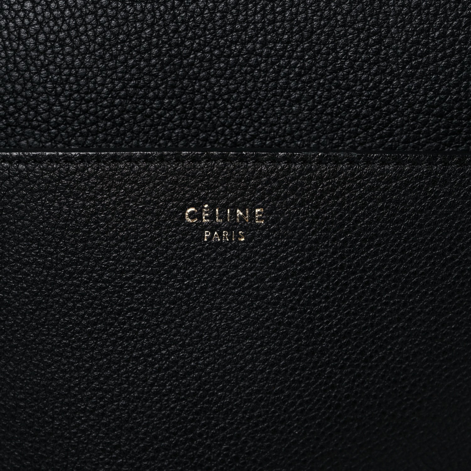 Celine Soft Grained Calfskin Sangle Bucket Bag Black 13 of 15
