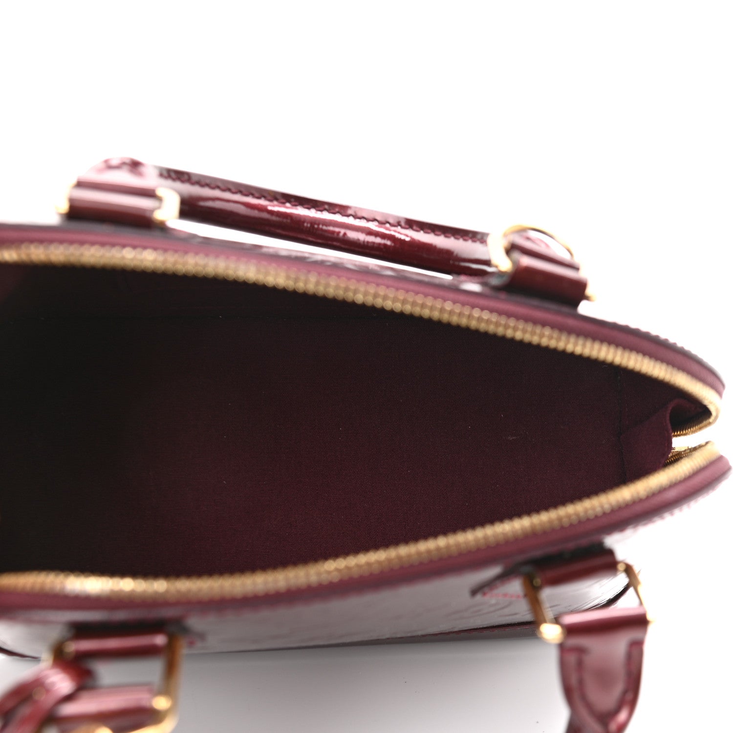 Louis Vuitton Vernis Alma BB Magenta 4 of 10