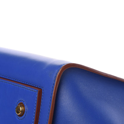 Celine Natural Calfskin Large Tie Knot Tote Royal Blue 14 of 18