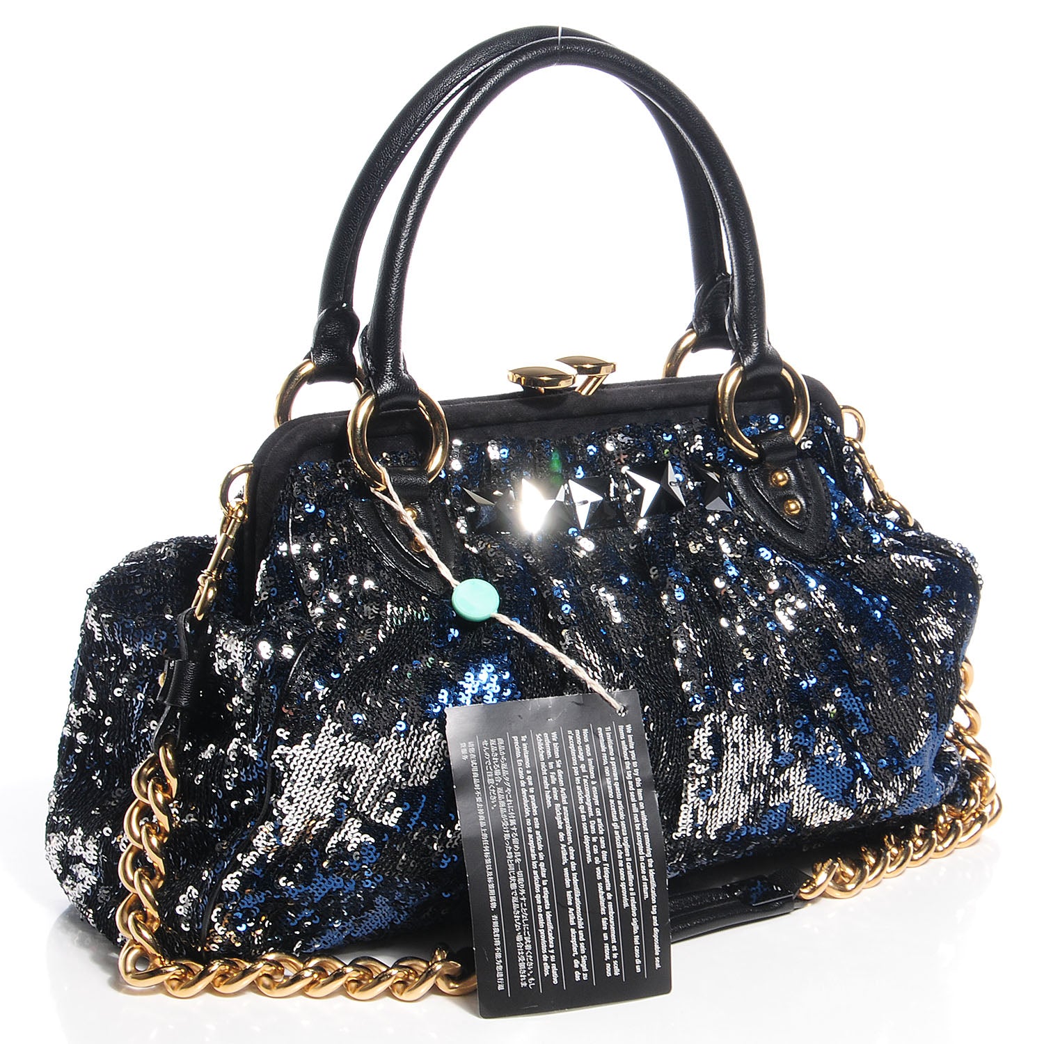 Marc Jacobs Sequined New York Rocker Stam Blue 3 of 7
