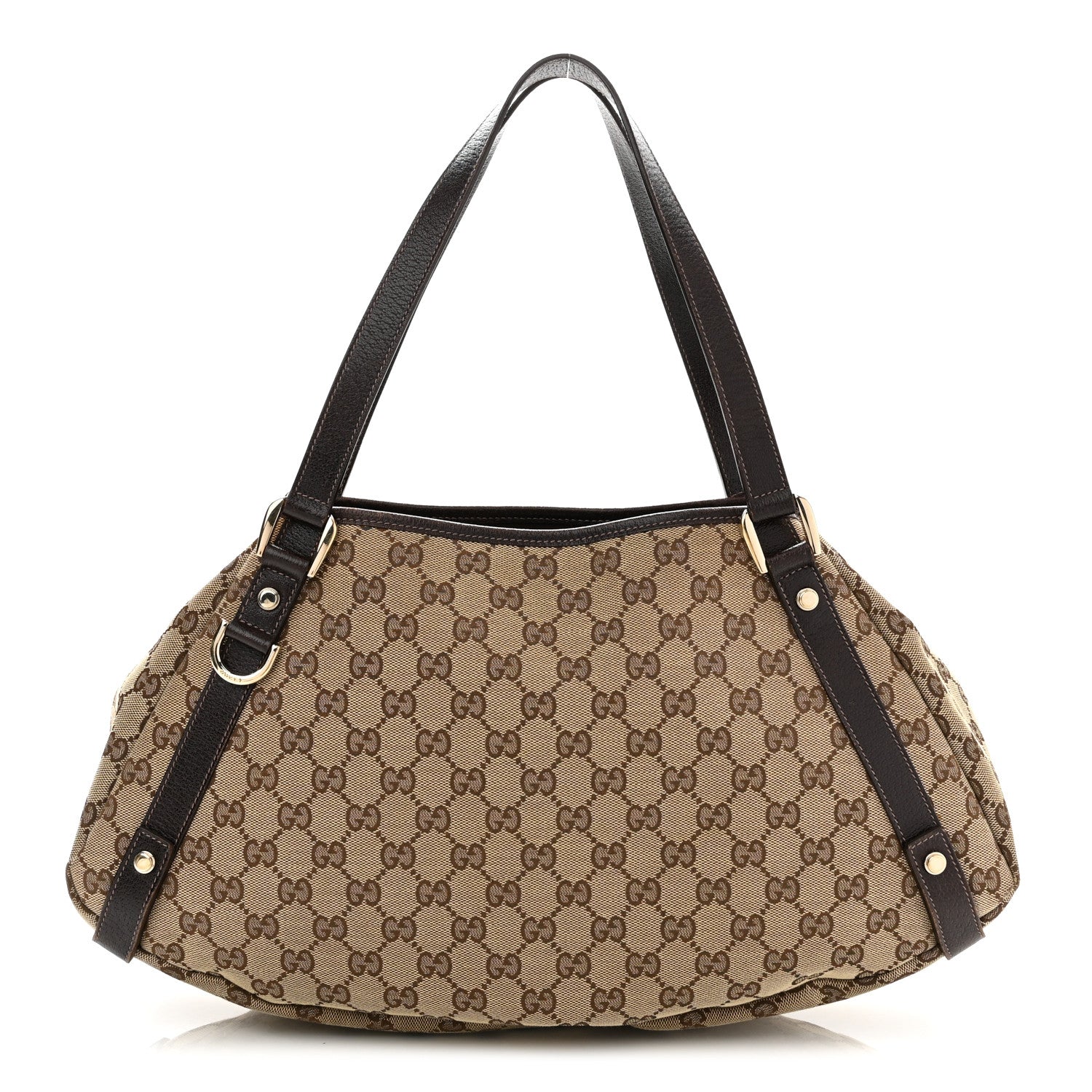 Gucci Monogram Medium Abbey Shoulder Bag Dark Brown 1 of 11