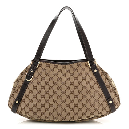 Gucci Monogram Medium Abbey Shoulder Bag Dark Brown 1 of 11