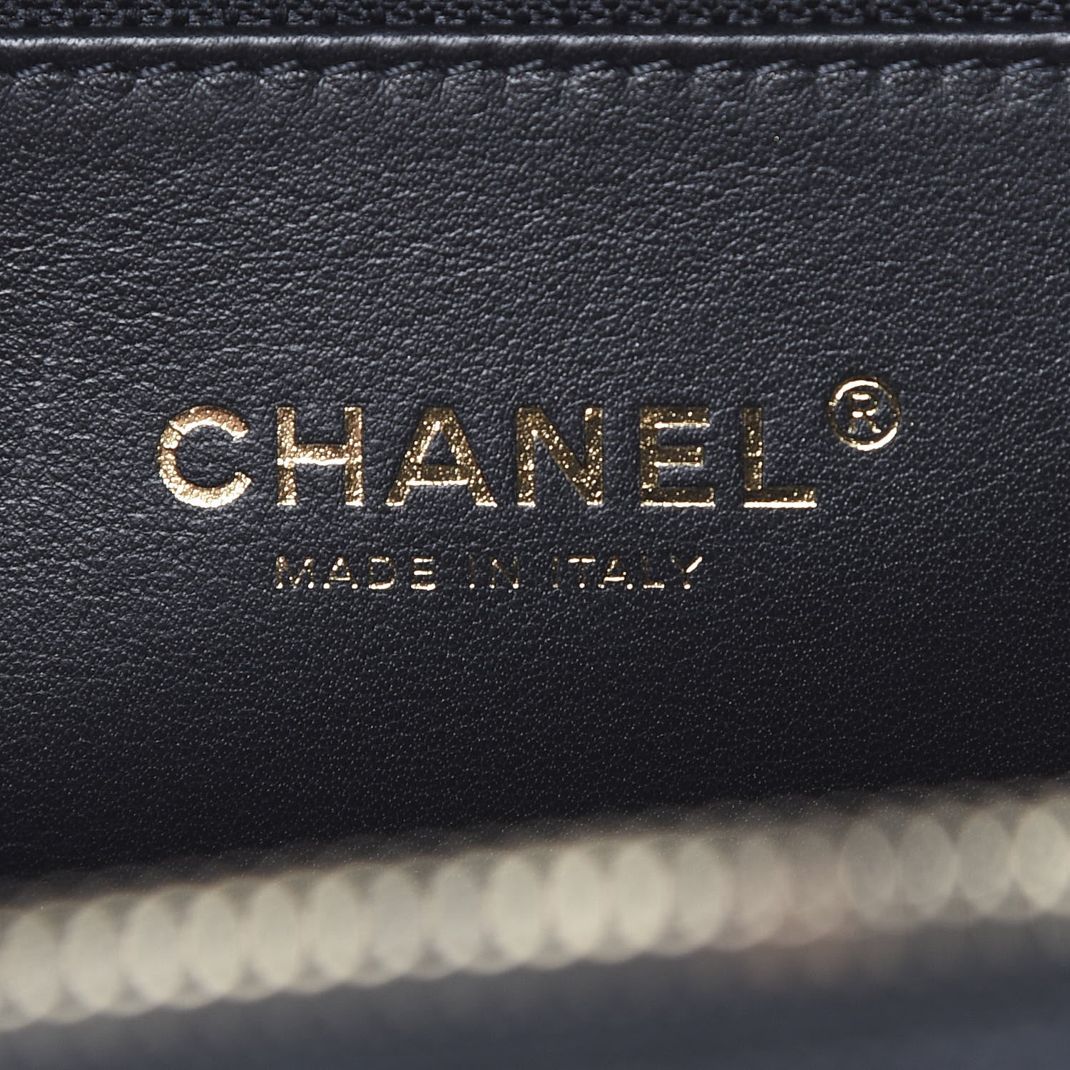Chanel Caviar Quilted Large CC Filigree Vanity Case Black 6 of 12