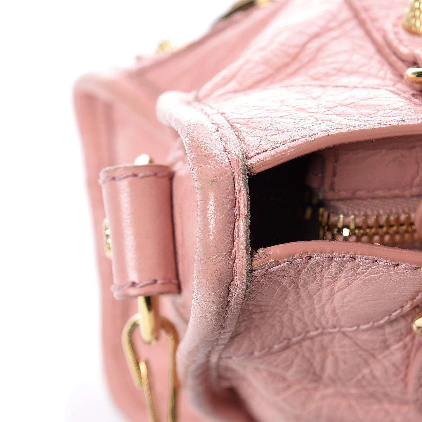 Agneau Giant 12 Gold Hardware Mini City Rose Peche