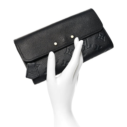 Louis Vuitton Empreinte Pont-Neuf Wallet Black 2 of 8