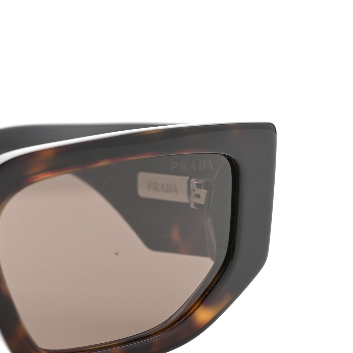 Prada Acetate Sunglasses SPR 09Z Tortoise Black 7 of 8