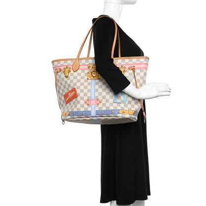 Louis Vuitton Damier Azur Summer Trunks Neo Neverfull MM 2 of 12