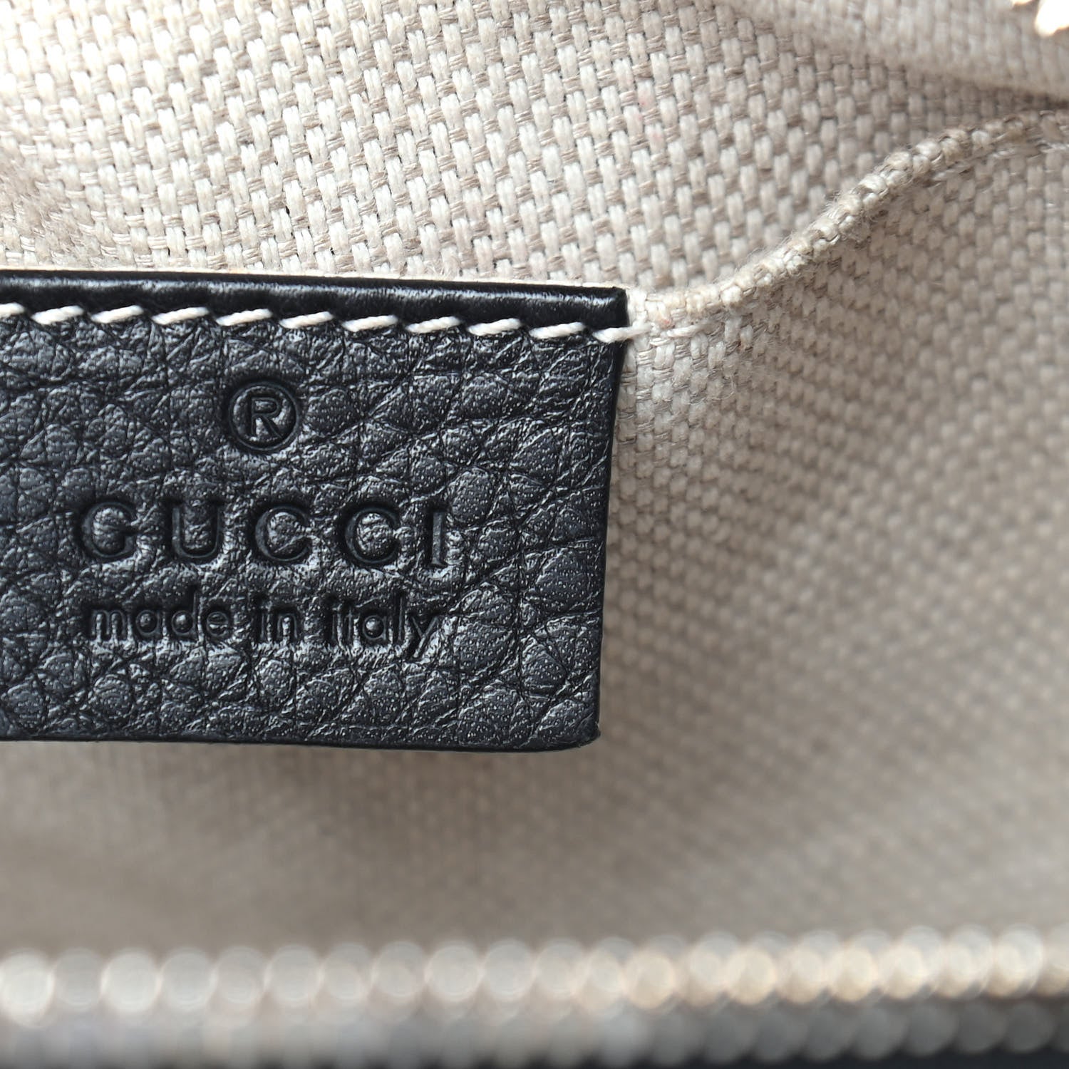 Gucci Pebbled Calfskin Small Soho Disco Bag Black 6 of 11