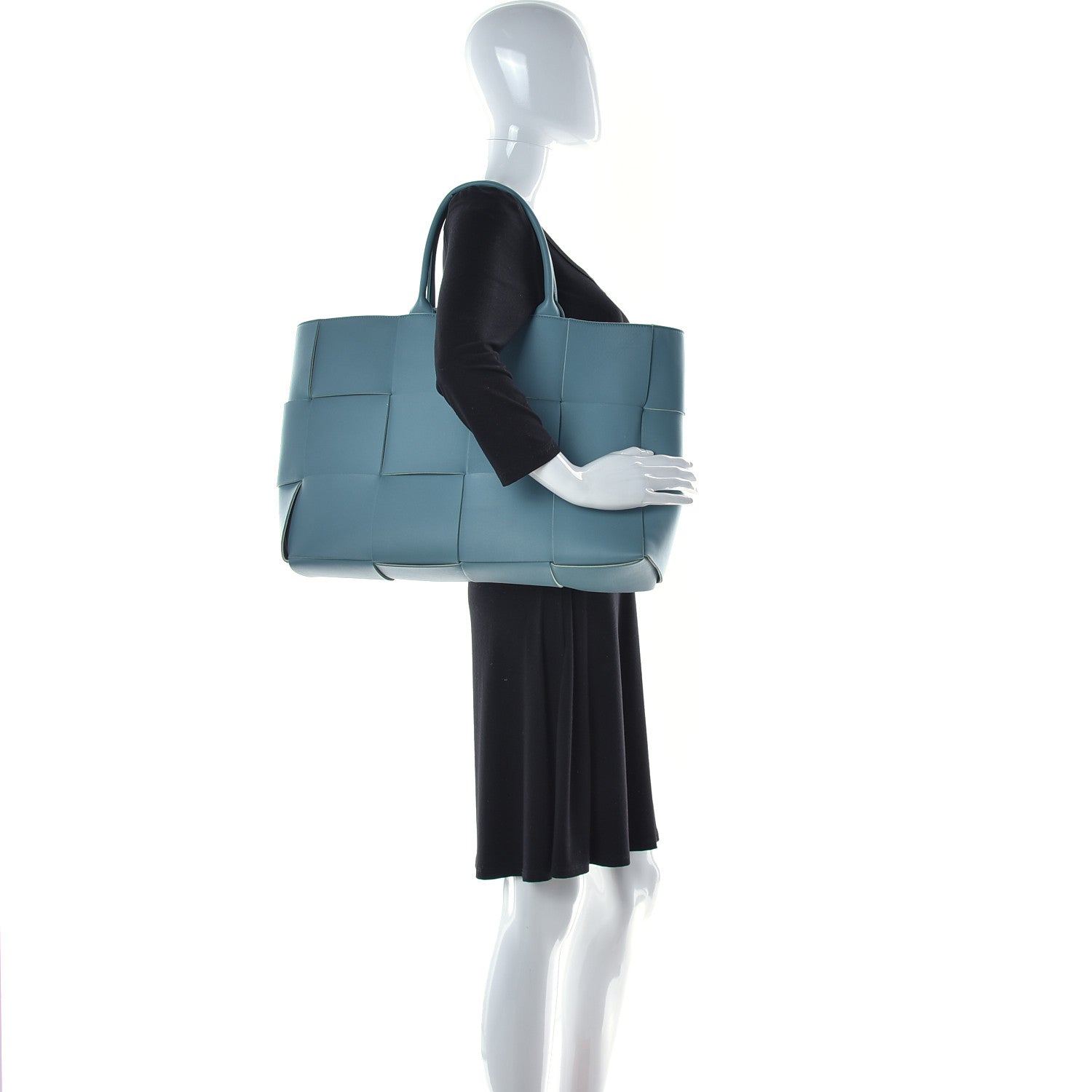 Bottega Veneta Nappa Maxi Intrecciato Large Arco Tote Linoleum 2 of 20