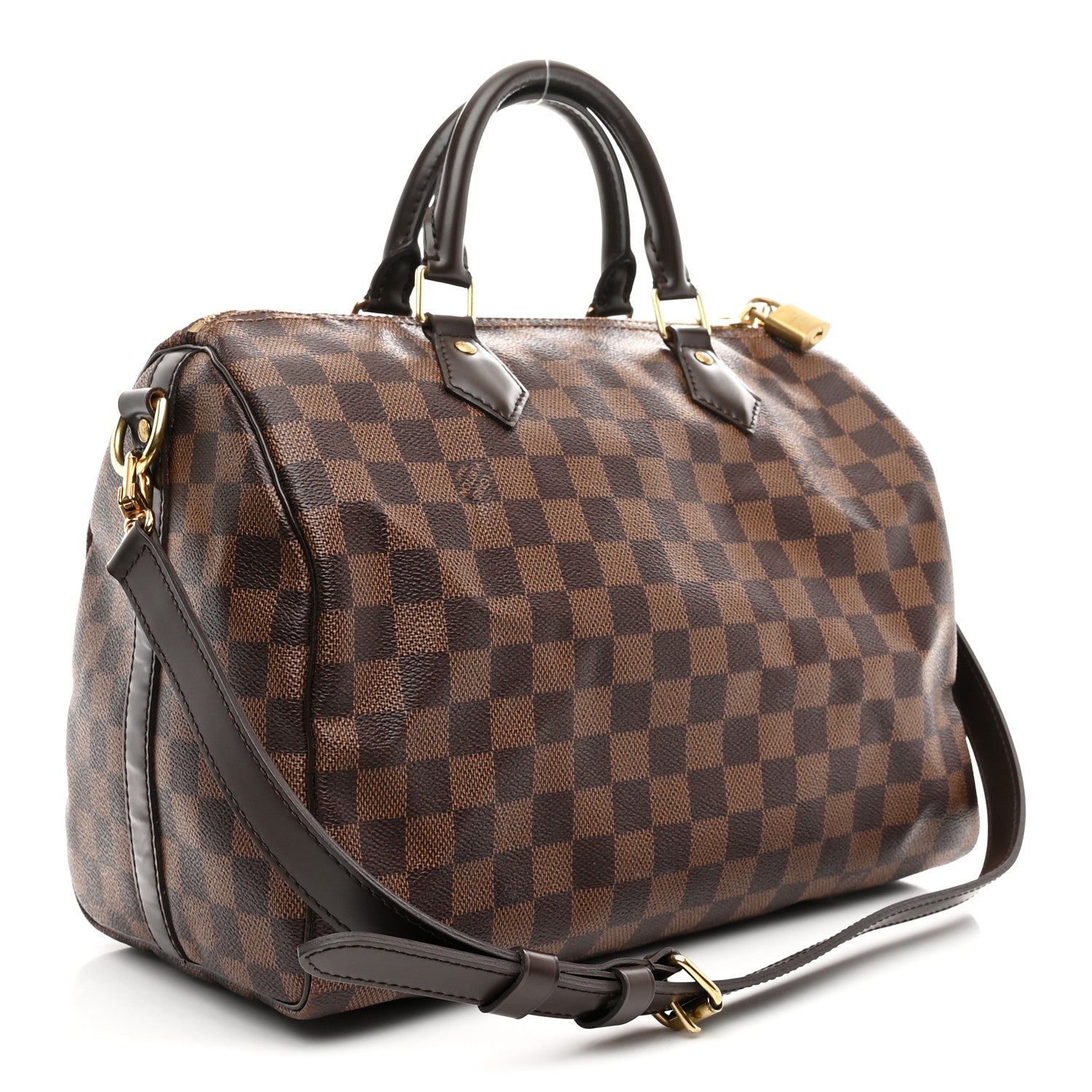 Louis Vuitton Damier Ebene Speedy Bandouliere 30 3 of 10
