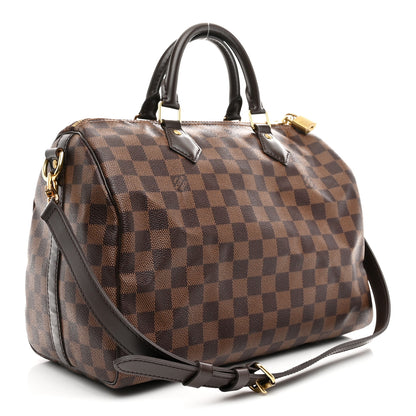 Louis Vuitton Damier Ebene Speedy Bandouliere 30 3 of 10