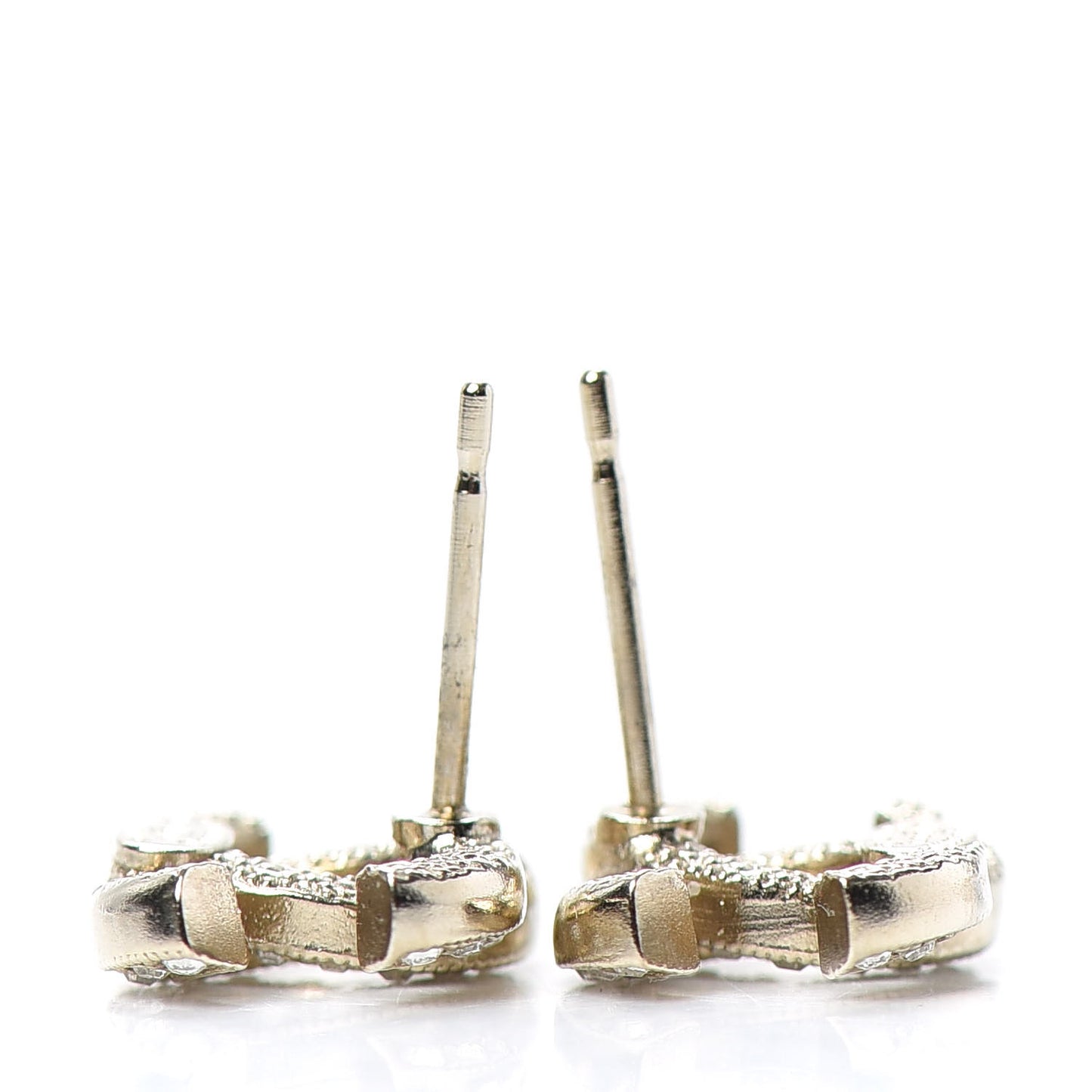 Crystal CC Earrings Gold