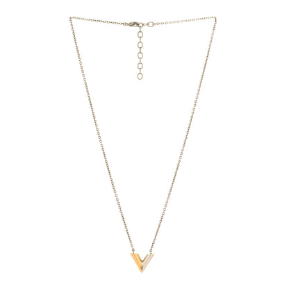Louis Vuitton Essential V Necklace Silver 3 of 6