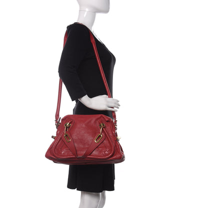 Chloe Calfskin Medium Paraty Holly Berry 2 of 10
