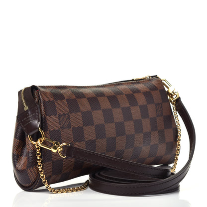 Louis Vuitton Damier Ebene Eva Clutch 4 of 9
