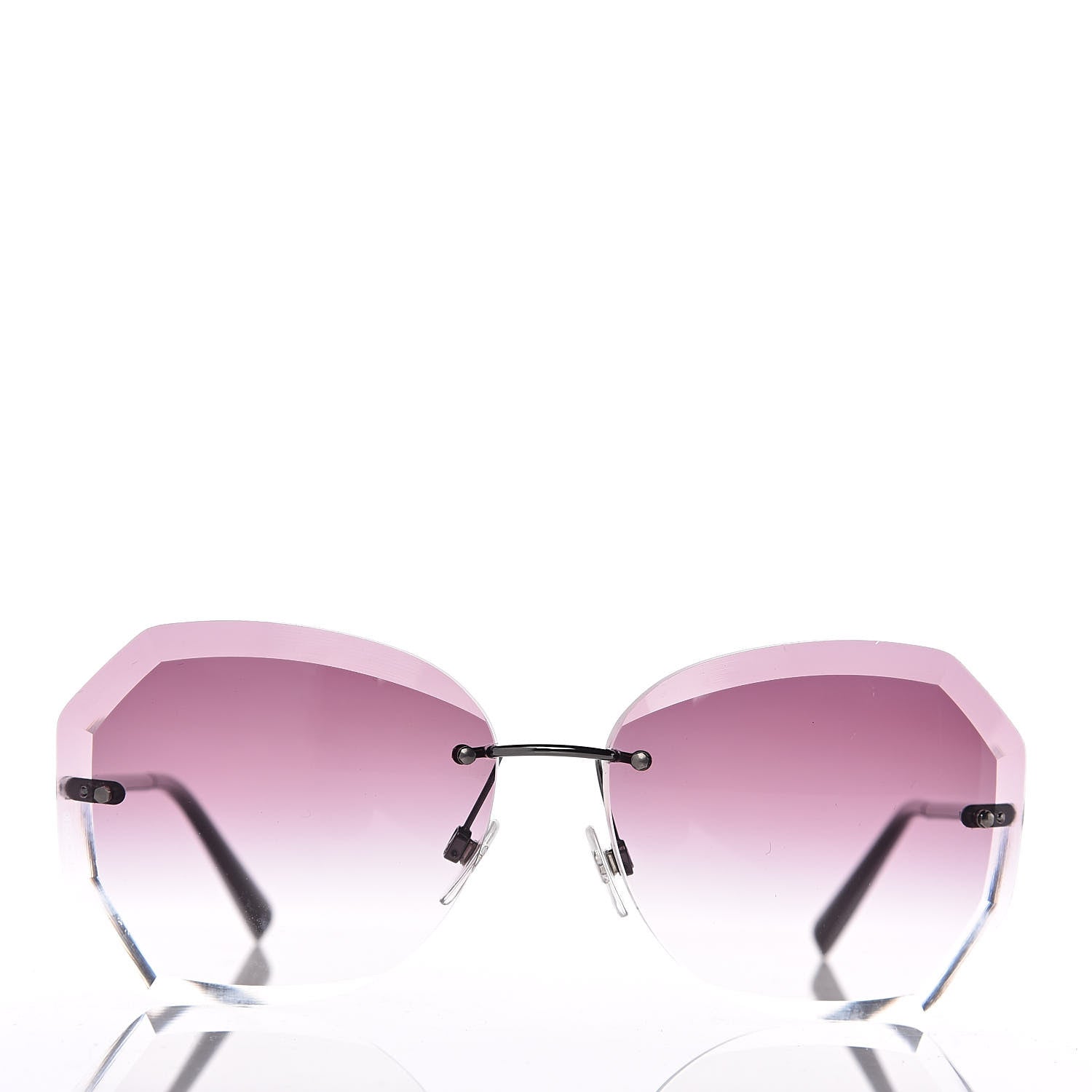 Chanel Metal Spring Round Sunglasses 4220 Pink 2 of 6
