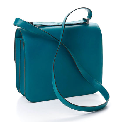 Hermes Tadelakt Constance 24 Bleu Izmir 3 of 11