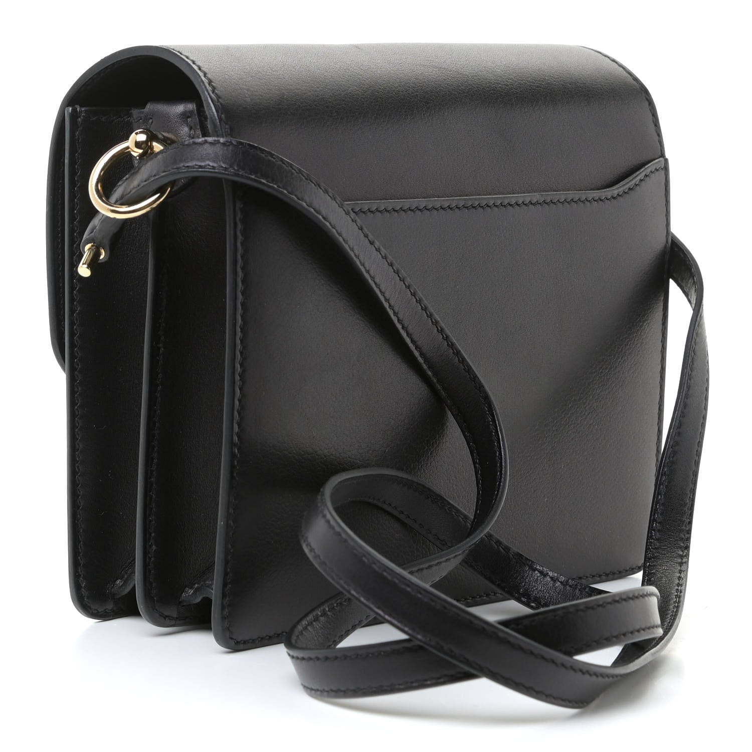 Hermes Evergrain Mini Sac Roulis Black 4 of 13