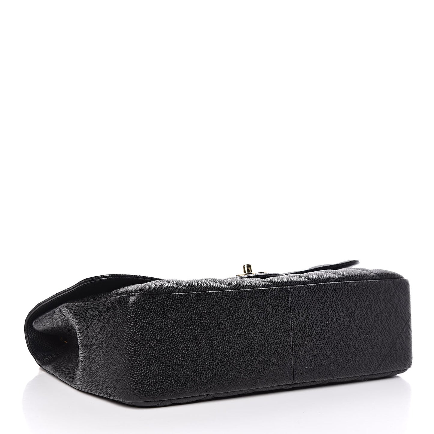 Caviar Quilted Jumbo Single Flap Black