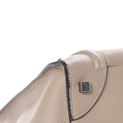 Celine Drummed Calfskin Mini Luggage Dune 10 of 10