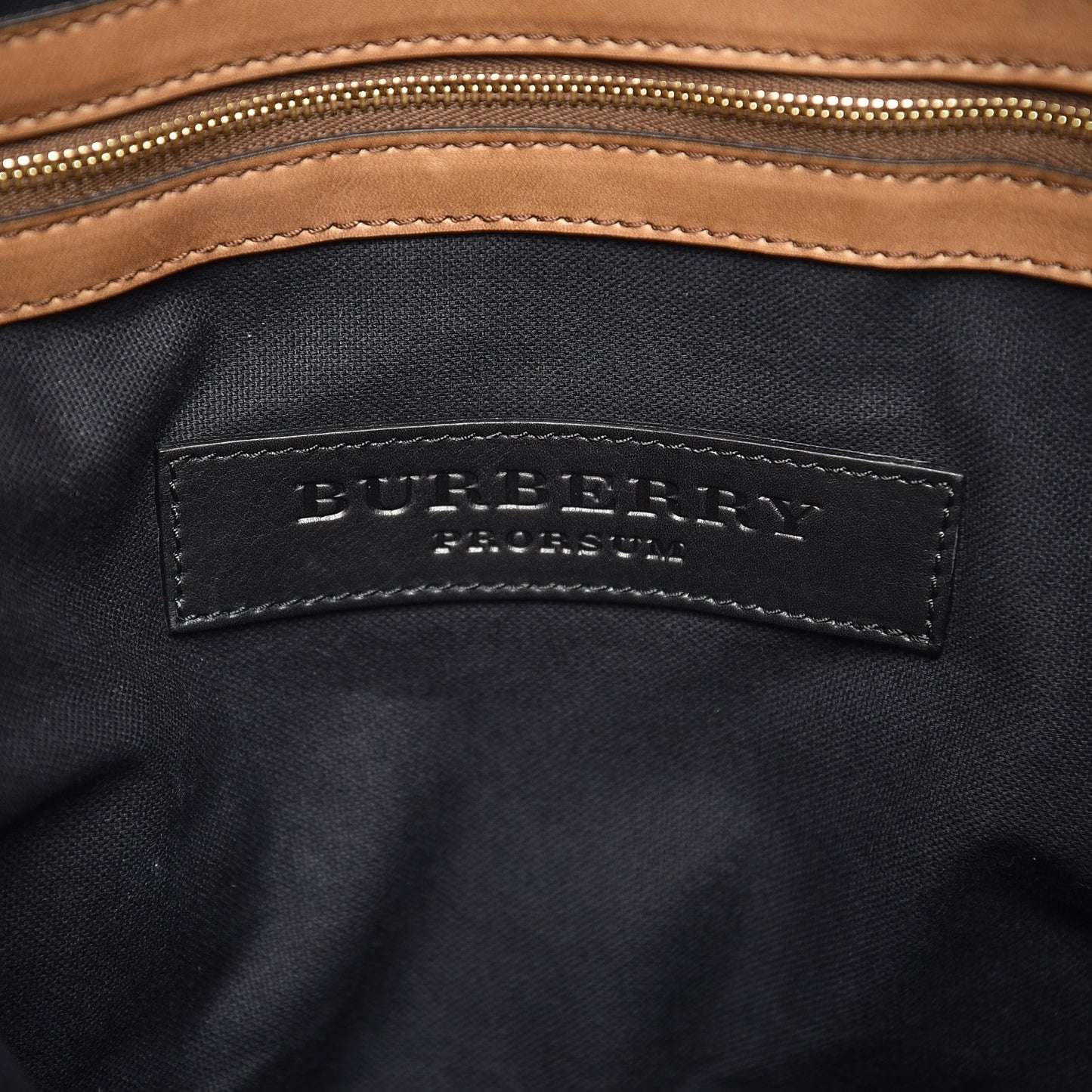 Prorsum Canvas House Check Studded Hobo Dark Sand