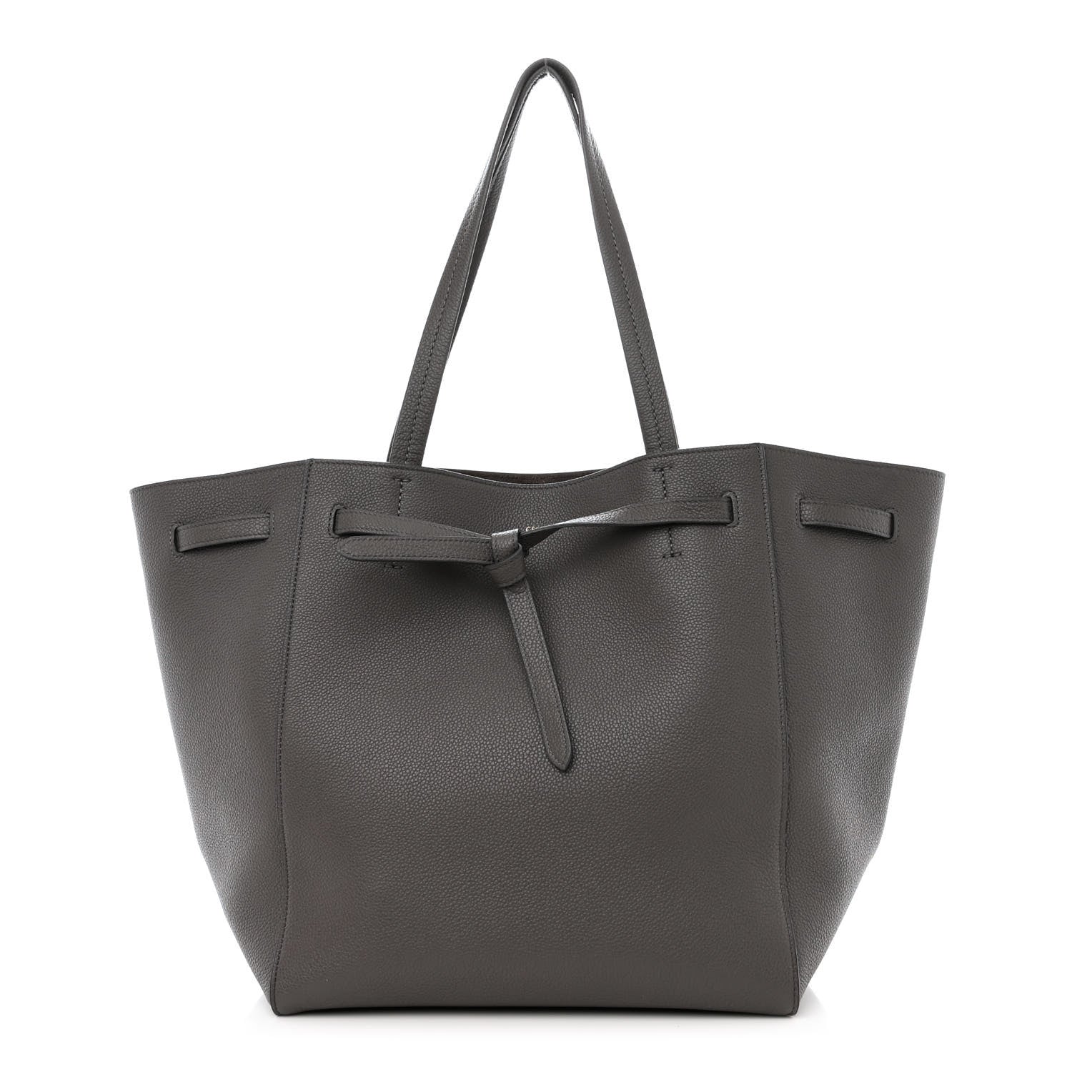 Celine Soft Grained Calfskin Small Belt Cabas Phantom Taupe 1 of 10