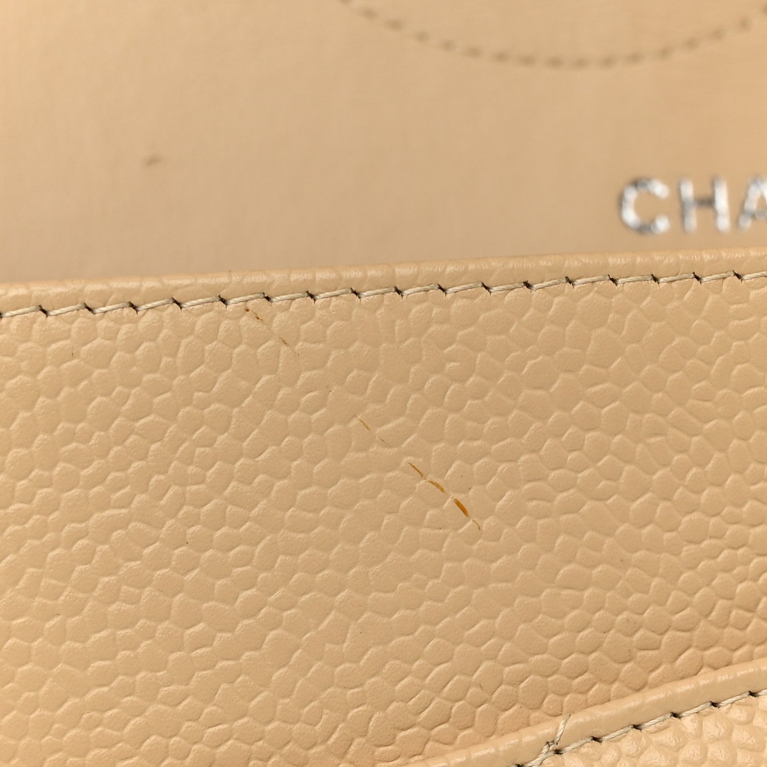Chanel Caviar Quilted Jumbo Double Flap Beige Clair 12 of 12