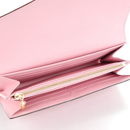 Louis Vuitton Vernis Sarah Wallet NM Rose Ballerine 5 of 7