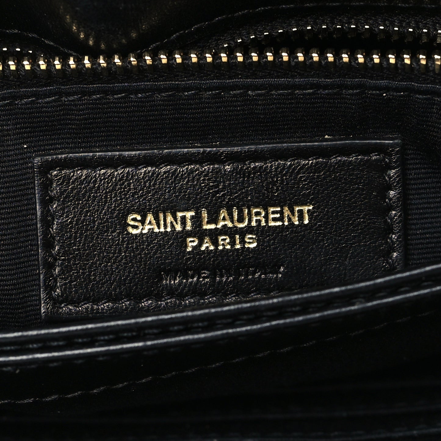 Calfskin Y Quilted Monogram Toy Loulou Crossbody Bag Black