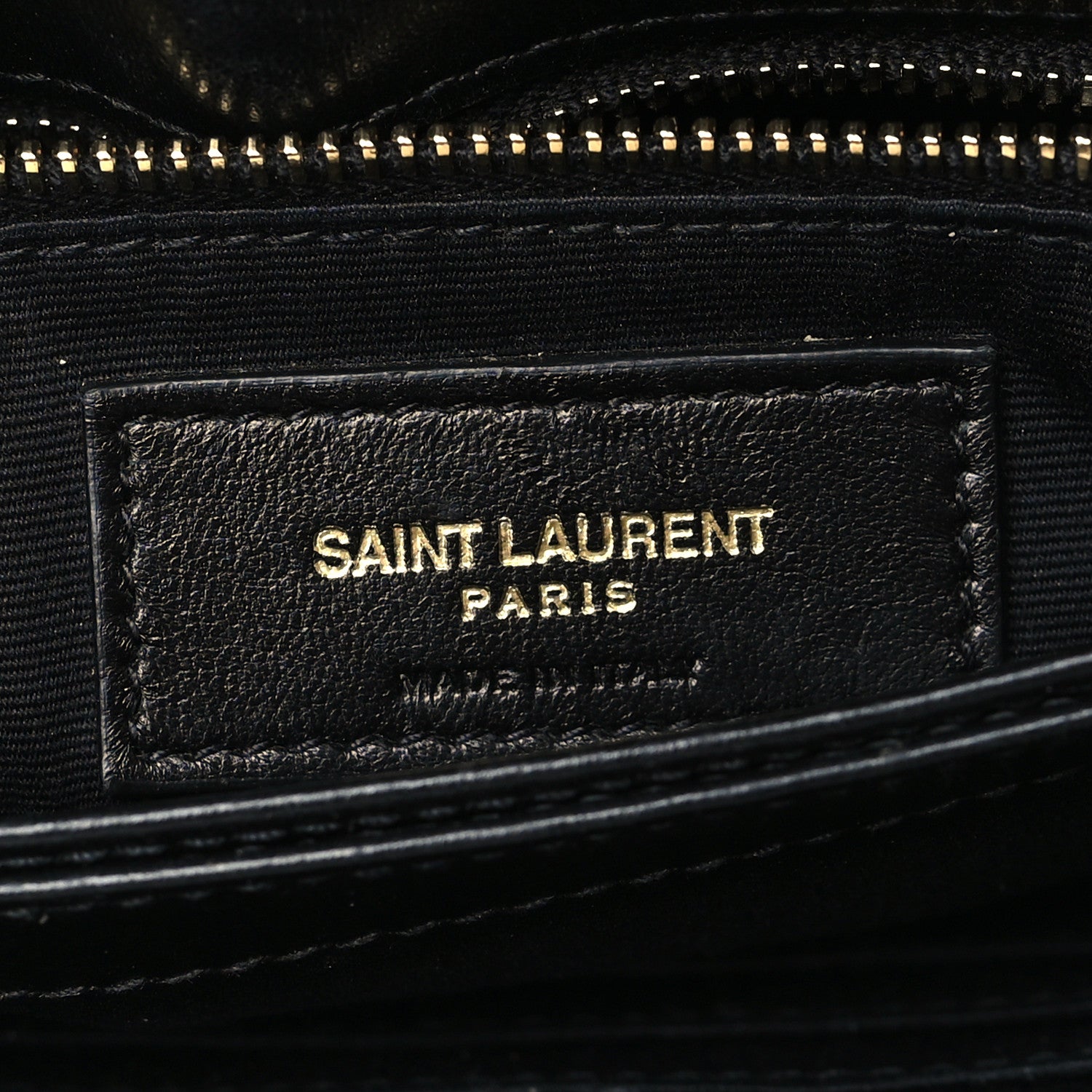 Saint Laurent Calfskin Y Quilted Monogram Toy Loulou Crossbody Bag Black 6 of 10