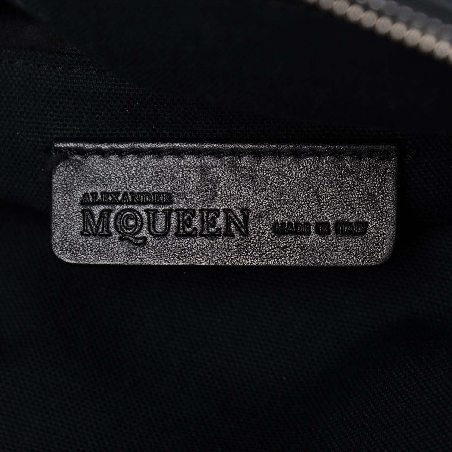 Alexander McQueen Grainy Calfskin Studded Padlock Skull Clutch Black 6 of 14