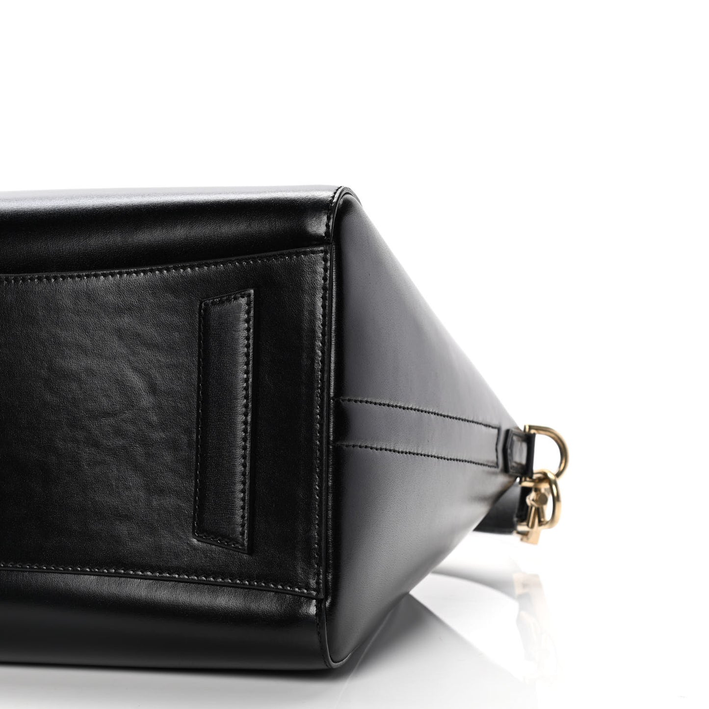 Shiny Lord Calfskin Medium Antigona Black