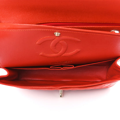 Chanel Caviar Quilted Medium Double Flap Red 5 of 11