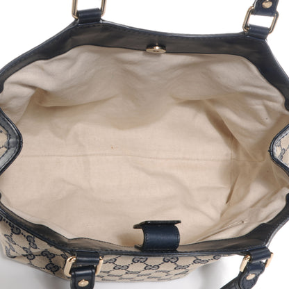 Gucci Monogram Medium Sukey Tote Navy 5 of 7
