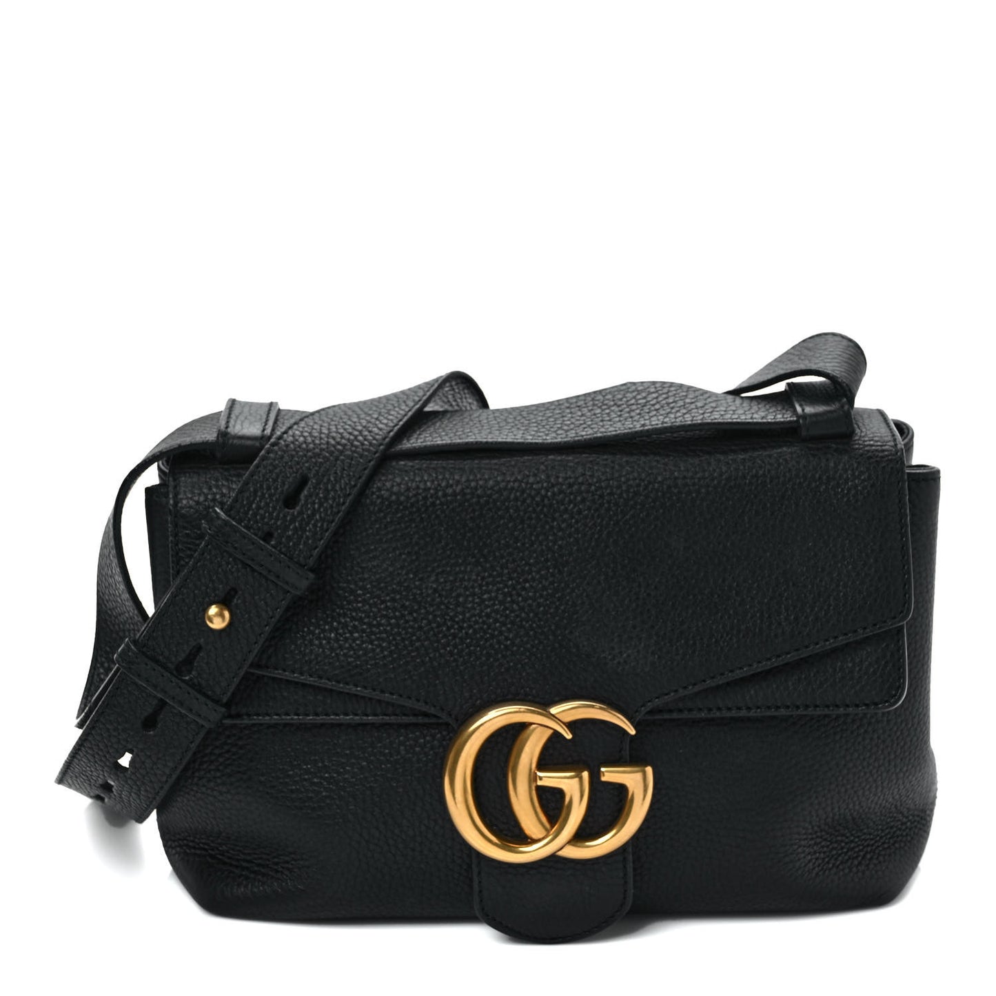 Cellarius Calfskin GG Marmont Shoulder Bag Black