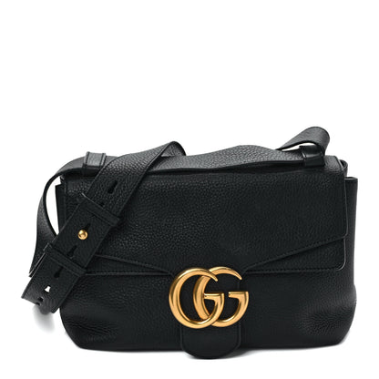 Gucci Cellarius Calfskin GG Marmont Shoulder Bag Black 1 of 9