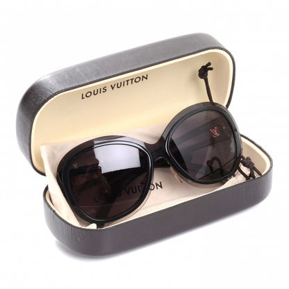 Louis Vuitton Flore Carre Sunglasses Black 2 of 5