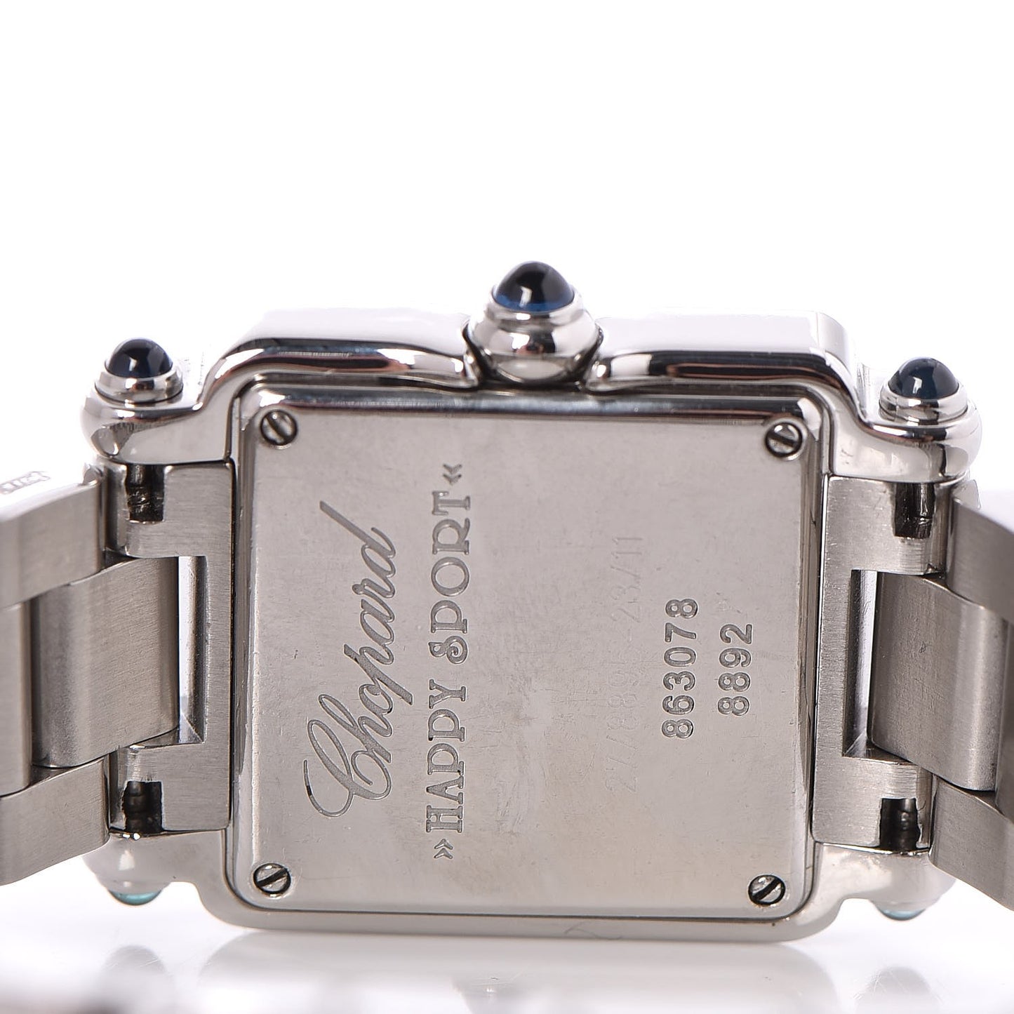 Stainless Steel Diamond Bezel Mother of Pearl 23mm Happy Sport Quartz Watch