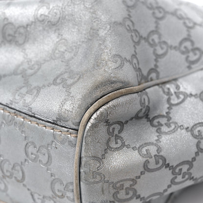 Gucci Metallic Guccissima Medium Sukey Tote Silver 9 of 25