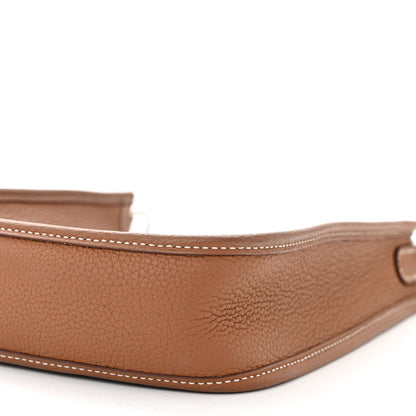Hermes Taurillon Maurice Amazone Evelyne TPM Gold White 10 of 13
