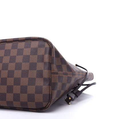 Louis Vuitton Damier Ebene Neo Neverfull MM Rose Ballerine 9 of 10
