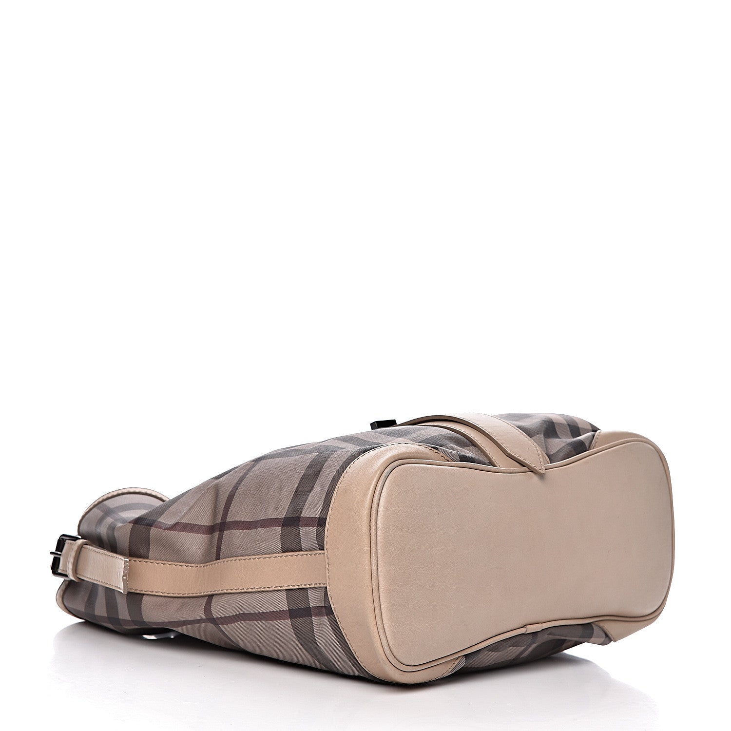Burberry Smoked Check Medium Weatherby Hobo Trench 5 of 16