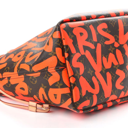 Louis Vuitton Monogram Graffiti Neverfull GM Orange 5 of 9