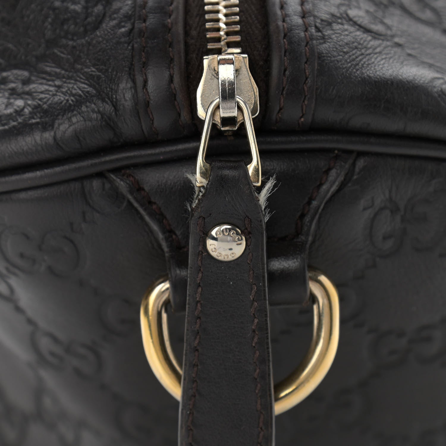 Gucci Guccissima Medium Joy Boston Dark Brown 16 of 17