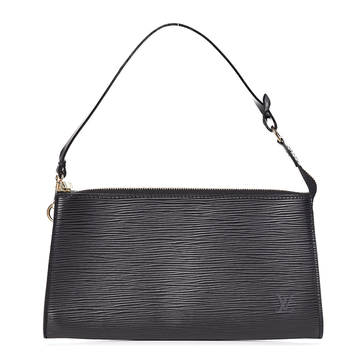 Louis Vuitton Epi Pochette Accessories 24 Black 1 of 10