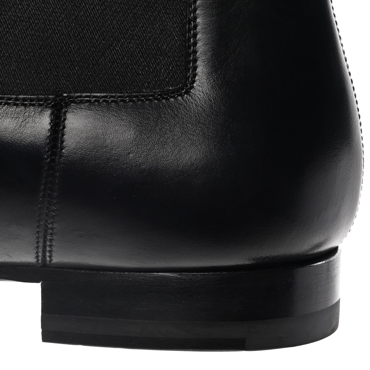 Christian Louboutin Calfskin Roadie Flat Chelsea Boots 40 Black 12 of 14
