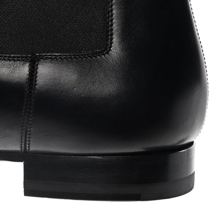 Christian Louboutin Calfskin Roadie Flat Chelsea Boots 40 Black 12 of 14