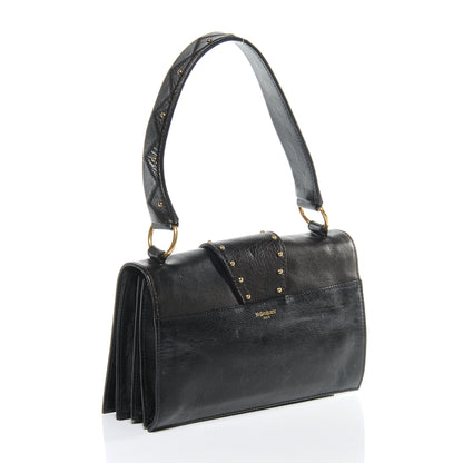 Saint Laurent Leather Byzance Shoulder Bag Black 3 of 8