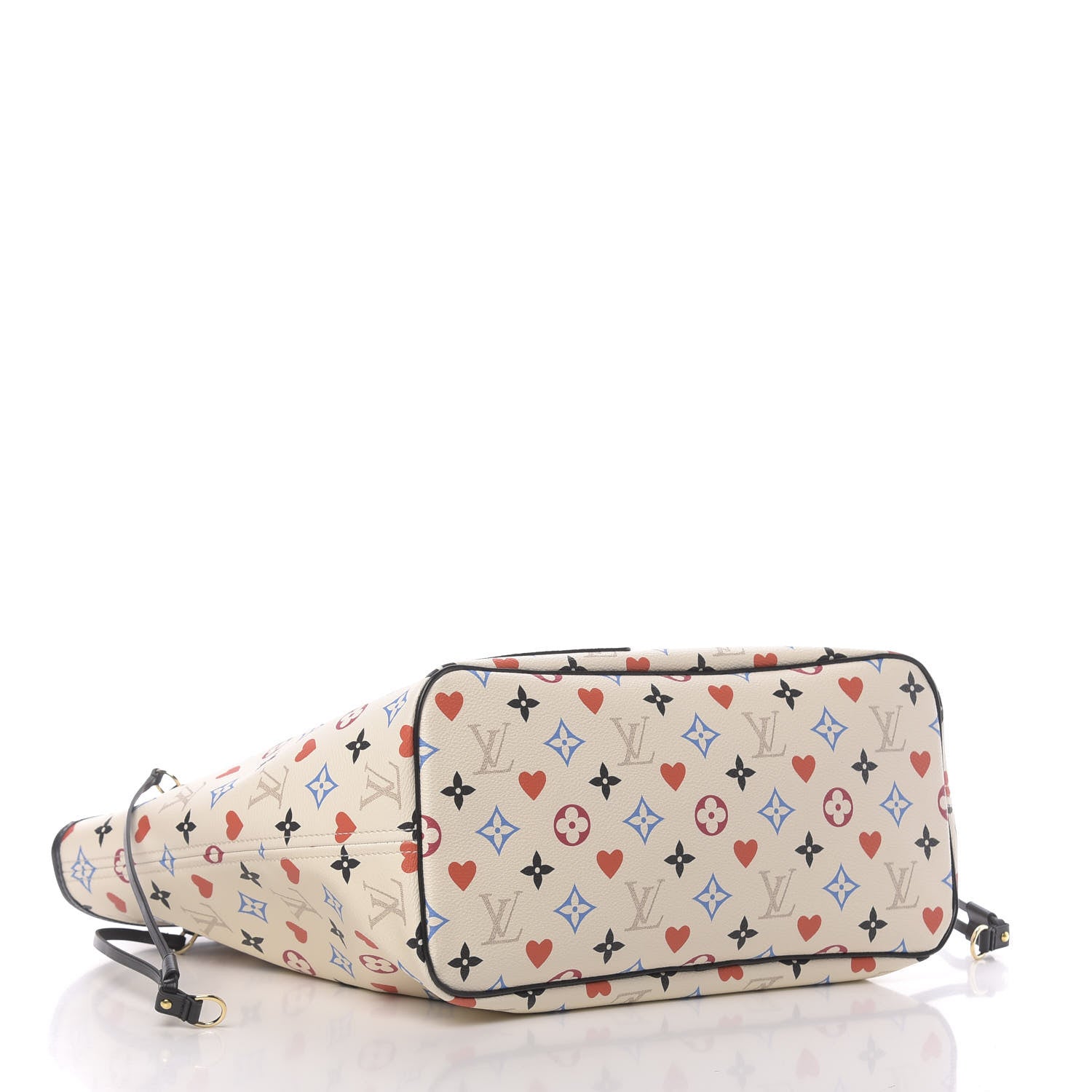 Louis Vuitton Game On Neverfull MM White 4 of 10